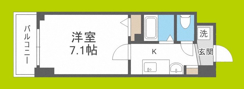 エスリードコート難波ウエスト 間取り