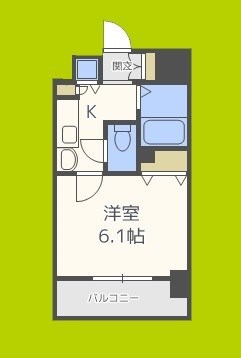 プレサンス難波OCAT前 間取り