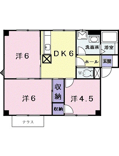 ファミール本田Ⅰ 間取り