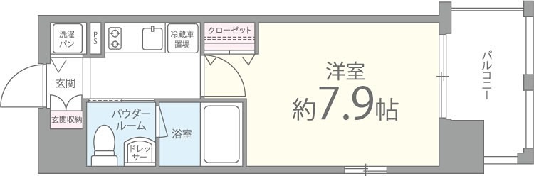 セイワパレス玉造 間取り