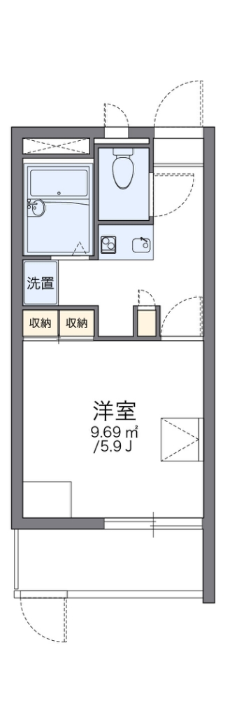 レオパレス天神ノ森 間取り