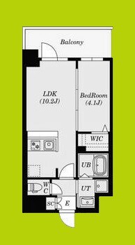 S-RESIDENCE東三国amante 間取り