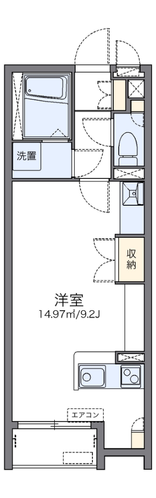 レオネクストニューキッショー 間取り