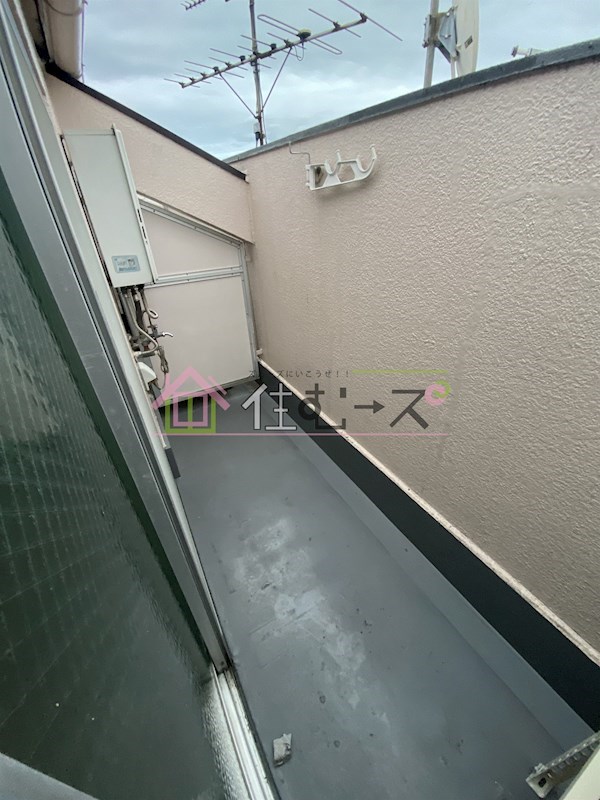 エクラ東住吉Ⅱ ベランダ