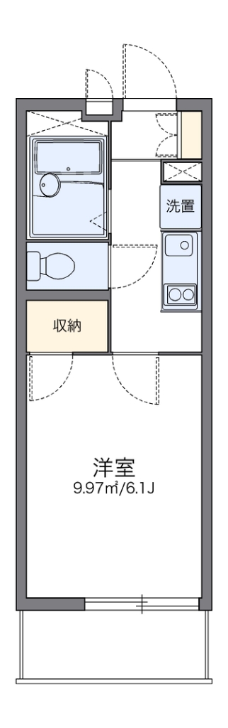 レオパレスＪＮ　Ｂ 間取り