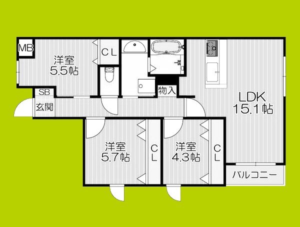 GRAND STEADY 桜の町 間取り