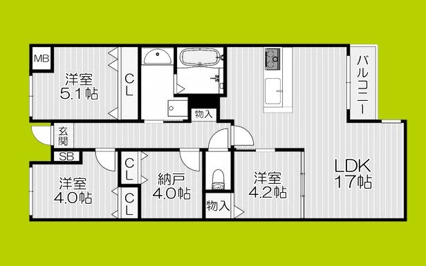 GRAND STEADY 桜の町 間取り