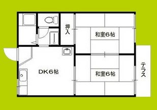 ハイツアサヒB棟 間取り