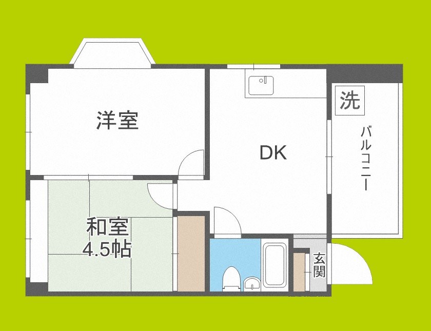 旭ロイヤルハイム 間取り