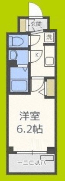 プレサンスOSAKA DOMECITYスクエア 間取り