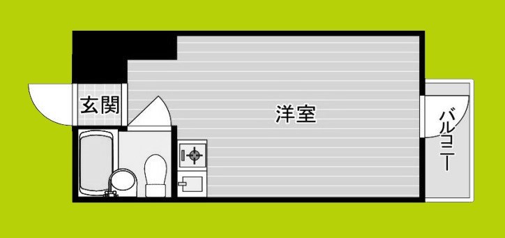 フローラハイツ千代崎 間取り