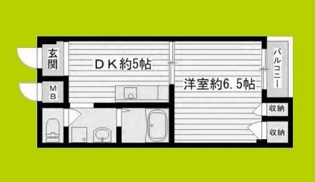 フローラ鶴見 間取り