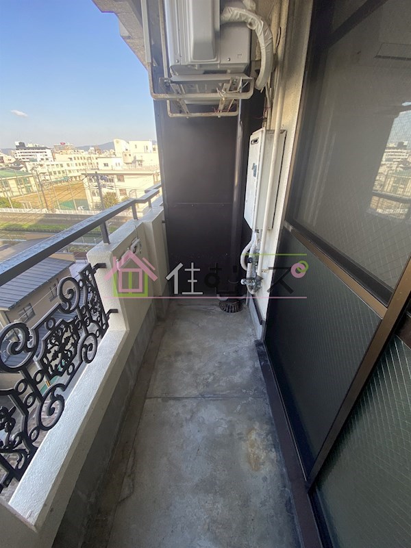 ラレジデンス今里 ベランダ