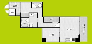 リブウッド大阪城 間取り図