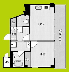 リブウッド大阪城 間取り