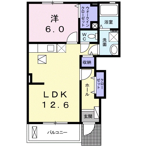 ショコラ　アン 間取り