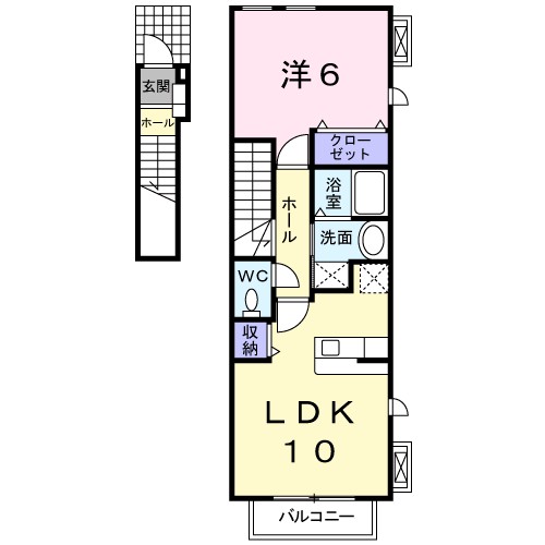 ヴィオラ東多田壱番館 間取り