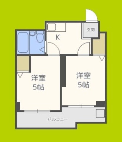 アメニティー新高二番館 間取り