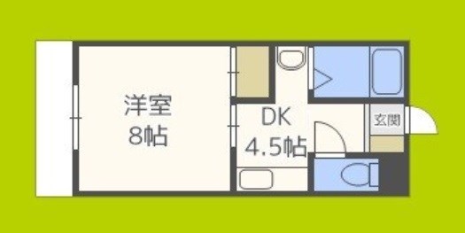 キンキ北ハイツ 間取り