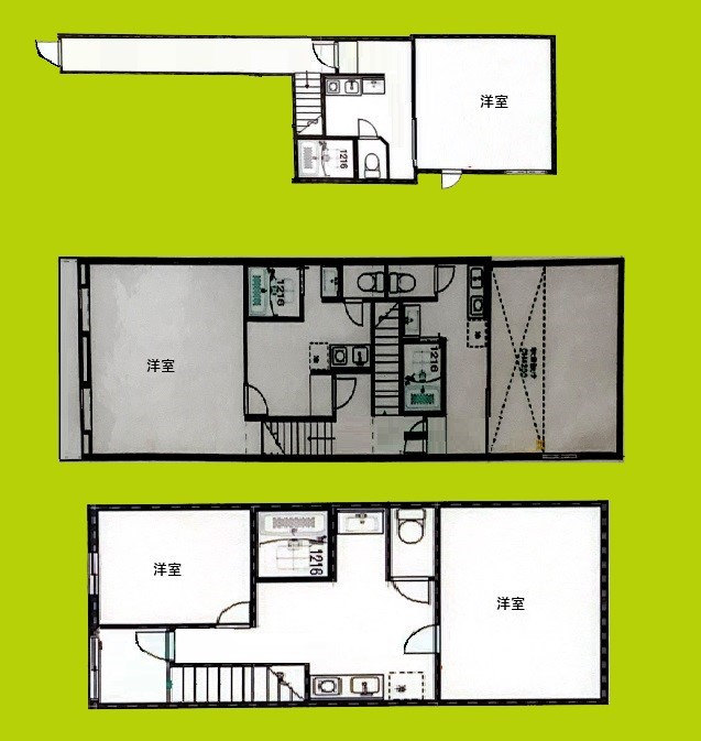 天下茶屋北一戸建 間取り