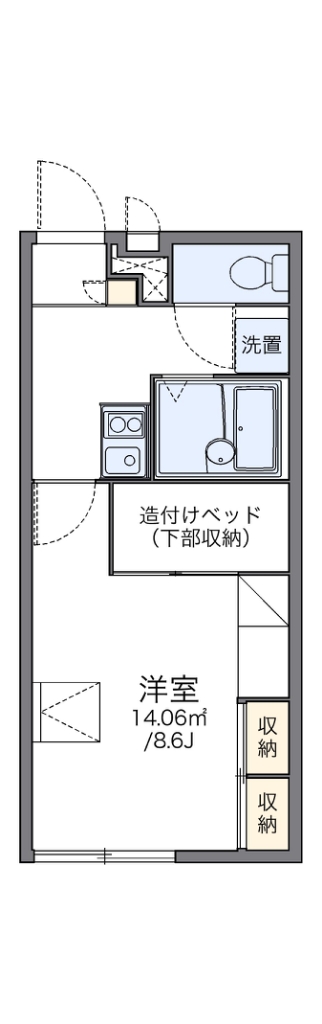 レオパレスコンフォート 間取り