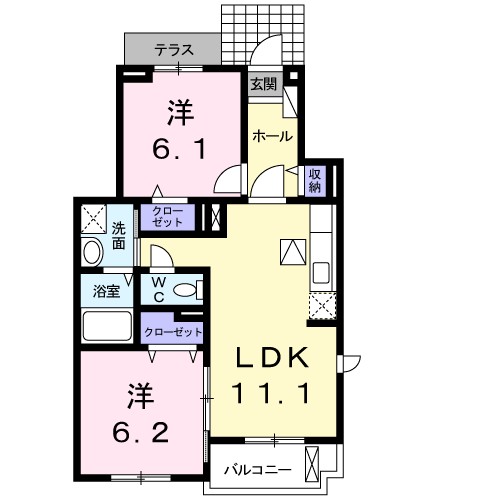 サンフェリスタⅡ 間取り