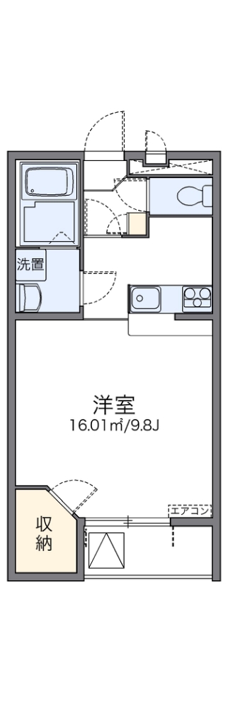 レオパレス天上野Ⅱ 間取り