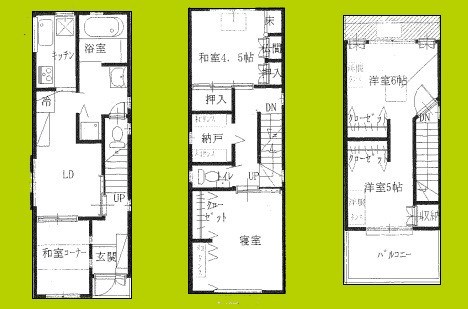 大開1丁目戸建 間取り