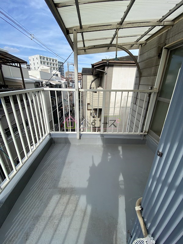 籔本マンション ベランダ