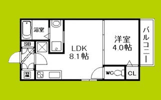 F asecia 諏訪ノ森 間取り