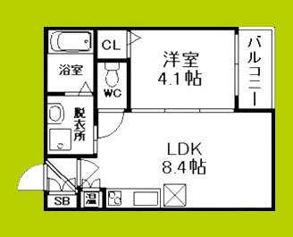 F asecia 諏訪ノ森 間取り