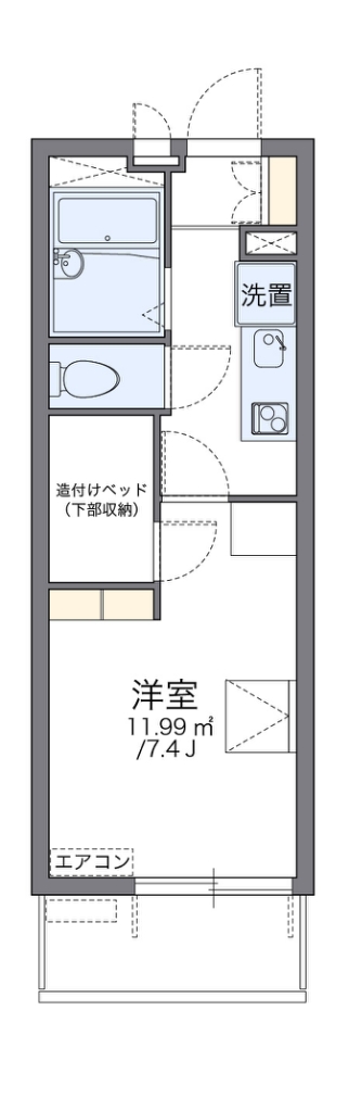 レオパレスドリームハウス枚方 間取り