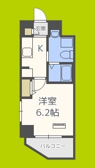 エイペックス京町堀Ⅱ 間取り