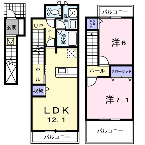 ラフレシール 間取り