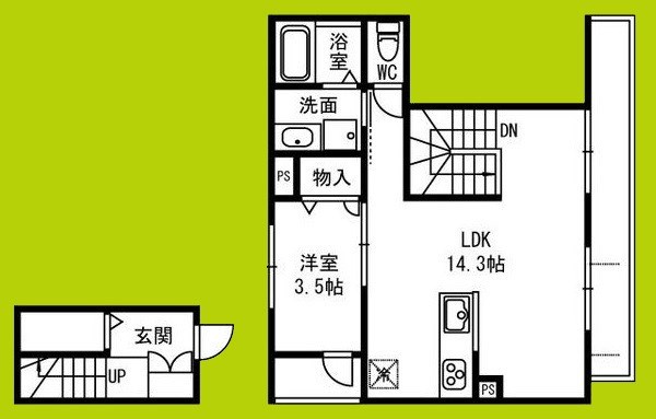 フォレストメゾン南鴻池 間取り