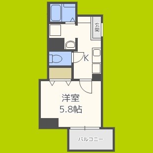 みおつくし西なんば 間取り