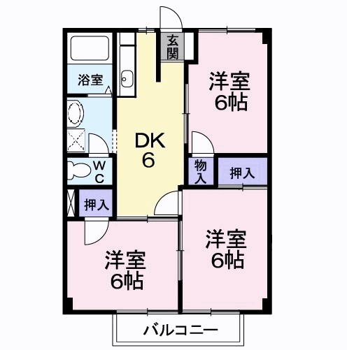 高安グリーンハイツ 間取り