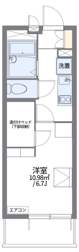 レオパレスホーマルハウト 間取り