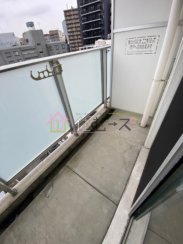 エルミタージュ難波南Ⅴ ベランダ