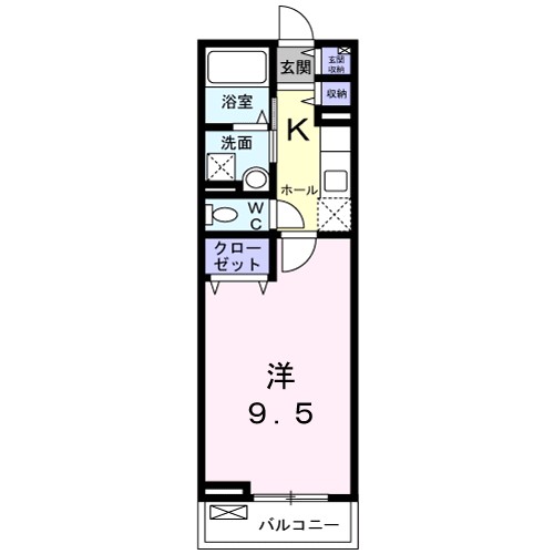 ヴィラ　キックス　フロントⅡ 間取り