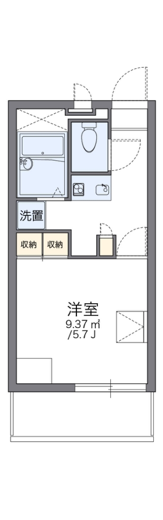 レオパレス香住 間取り