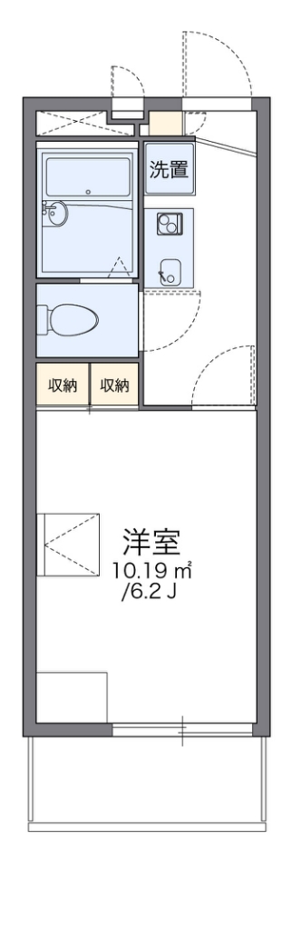 レオパレスコスモスⅠ 間取り