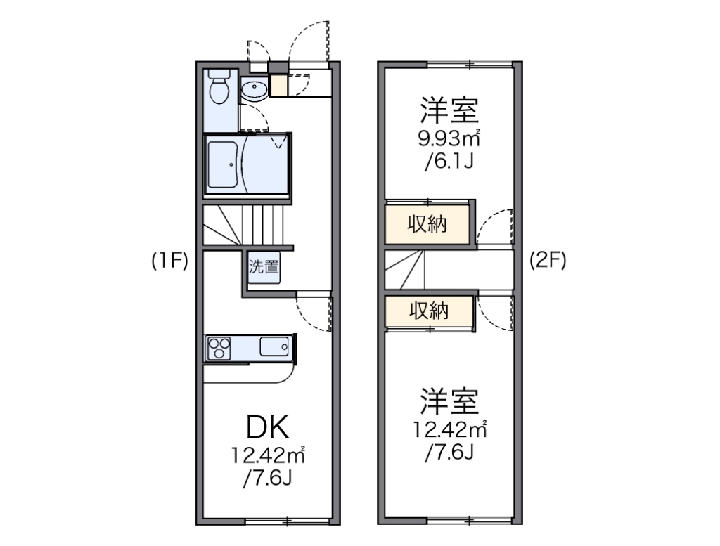 レオパレスサニーハイム光善寺 間取り