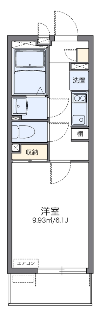 レオネクストアブリール天満 間取り