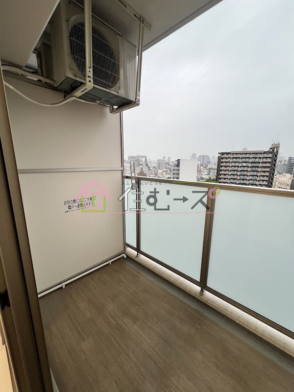 エステムコートディアシティWEST ベランダ