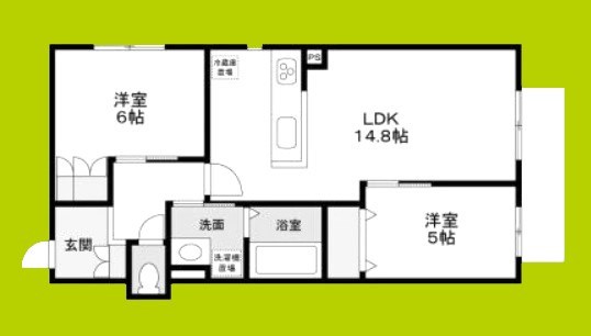 Casa　Canele 間取り