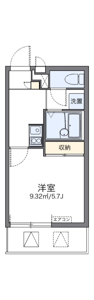 レオパレスアトレ 間取り