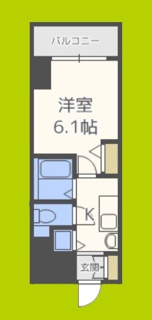 プレサンス堺筋本町フィリア 間取り