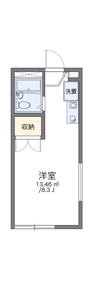 レオパレス池田下Ⅱ 間取り