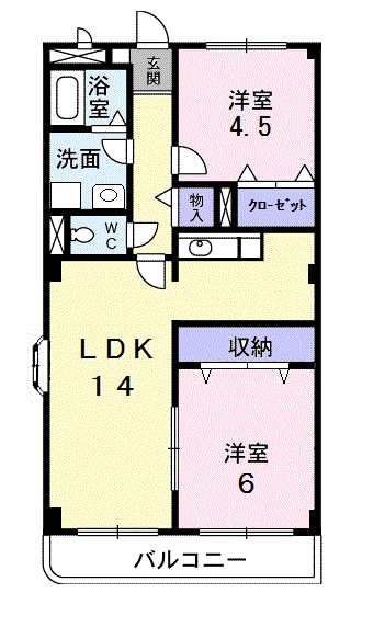 ドミールＡＭ 間取り